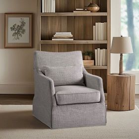 Skirted Swivel Chair