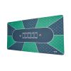 VEVOR Poker Table Top 70 x 35 Inch Poker Mat 6-8 Players Foldable with Bag Green