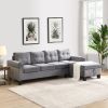 Sectional Sofa Set for Living Room with L Shape Chaise Lounge