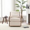 COOLMORE Corduroy Swivel Barrel Chair, Comfy Accent Sofa Chair for Living Room, 360 Degree Swivel Barrel Club Chair, Leisure Arm Chair for Nursery