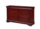 Louis Philippe Cherry Finish Dresser
